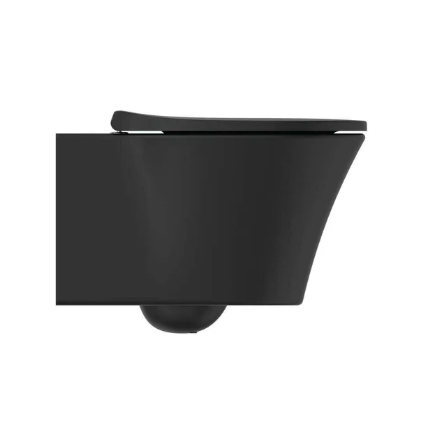 Set vas wc suspendat Ideal Standard Connect Air AquaBlade negru mat cu capac slim softclose picture - 7