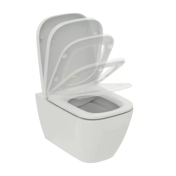 Set vas WC suspendat Ideal Standard I.life B alb cu bideu si capac slim softclose picture - 9