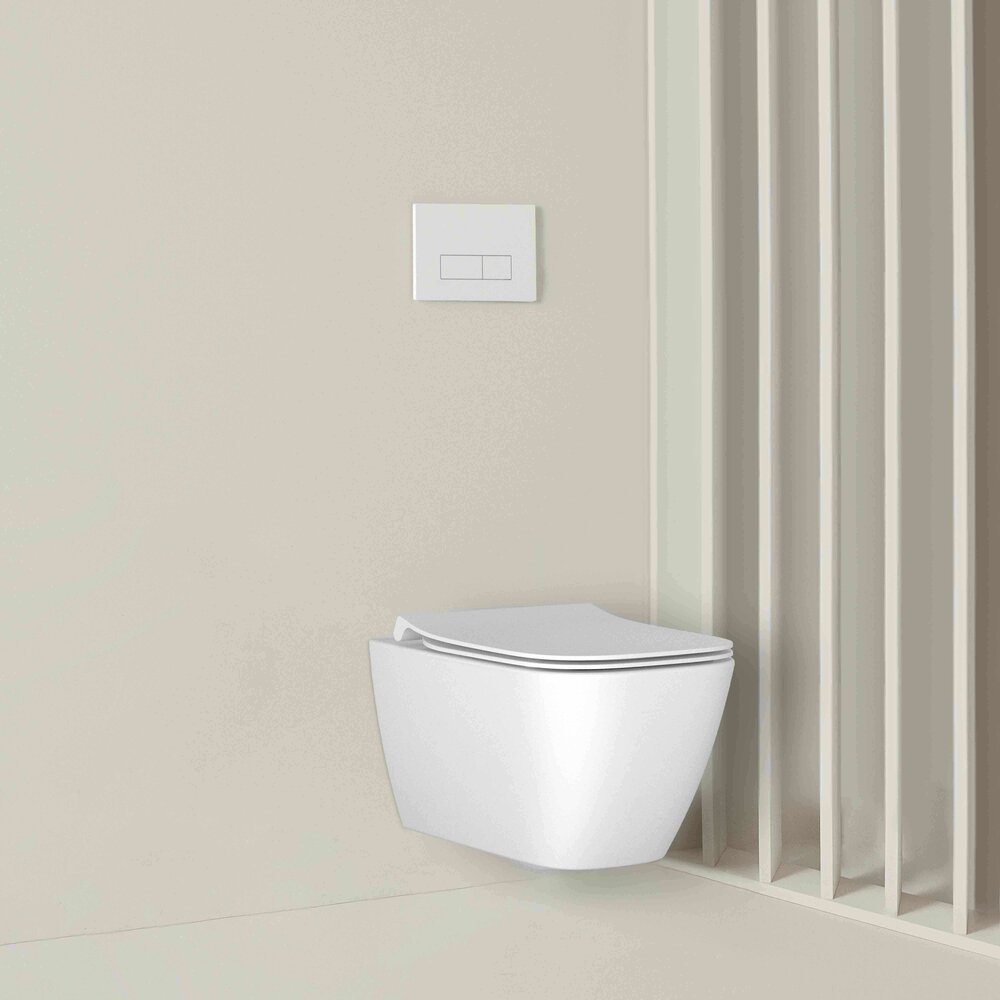 Set vas WC suspendat Ideal Standard I.life B alb si capac slim softclose Ideal Standard