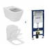Set vas WC suspendat Ideal Standard I.life B cu capac slim softclose si set rezervor cu cadru incastrat si clapeta crom picture - 1