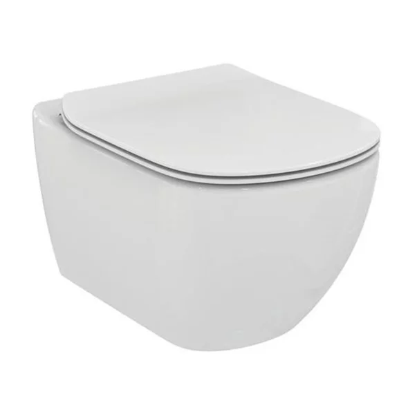 Set vas wc suspendat Ideal Standard Tesi AquaBlade cu capac clapeta si rezervor Geberit Duofix Delta Plus picture - 3