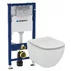 Set vas wc suspendat Ideal Standard Tesi AquaBlade cu capac softlcose clapeta si rezervor Geberit Duofix Delta picture - 1