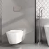 Set vas wc suspendat Massi Decos Mini cu capac softclose slim alb picture - 6