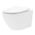 Set vas WC suspendat Rea Carlo Mini rimless alb cu capac softclose picture - 3