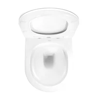 Set vas WC suspendat Rea Carlo rimless alb - auriu cu capac softclose picture - 5