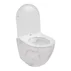 Set vas wc suspendat Rea Carlos rimless alb cu capac softclose picture - 3