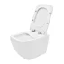 Set vas WC suspendat Rea Hary rimless cu capac softclose alb picture - 3
