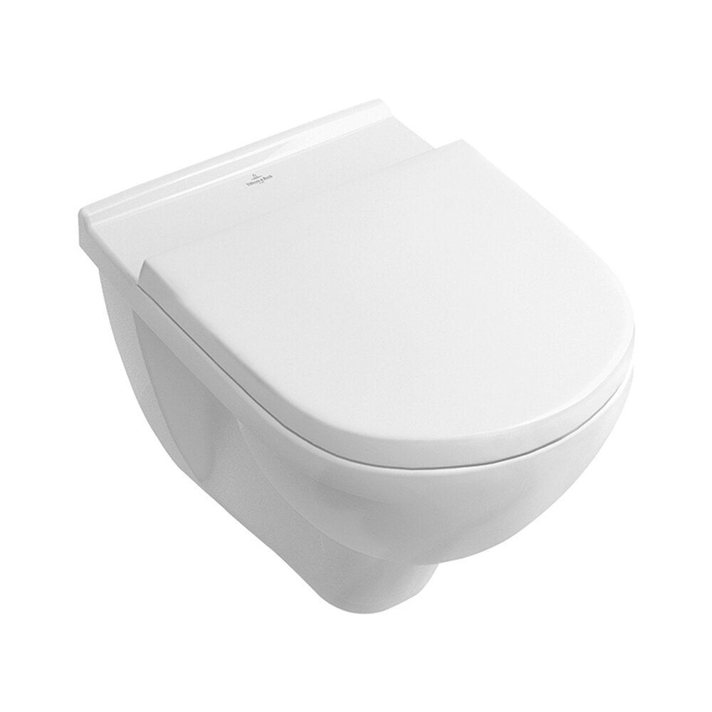 Set vas wc suspendat Villeroy&Boch O.Novo Direct Flush cu capac soft close baie imagine 2022