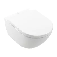 Set vas WC suspendat Villeroy&Boch Subway 3.0 TwistFlush alb cu capac softclose