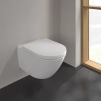 Set vas WC suspendat Villeroy&Boch Subway 3.0 TwistFlush alb cu capac softclose picture - 2
