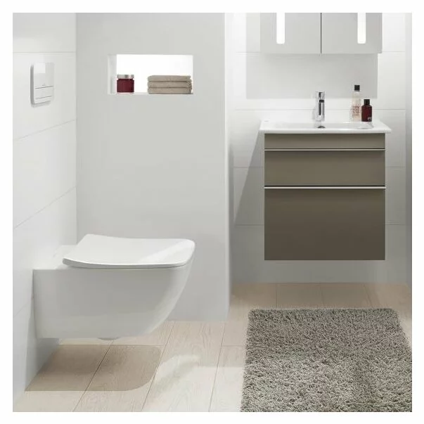 Set vas wc suspendat Villeroy&Boch Venticello Direct Flush cu capac slim soft close picture - 1