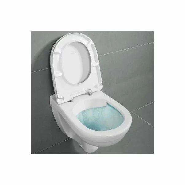Set vas wc suspendat Compact Villeroy&Boch O.Novo Direct Flush cu capac soft close