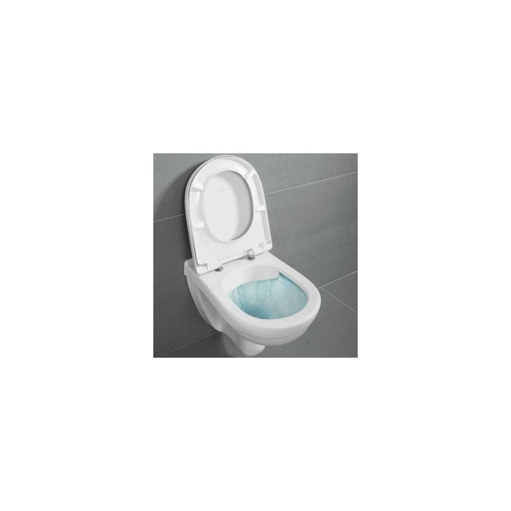 Set vas wc suspendat Compact Villeroy&Boch O.Novo Direct Flush cu capac soft close Baie