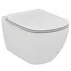 Set vas wc suspendat Ideal Standard Tesi Aquablade cu capac slim softclose picture - 7