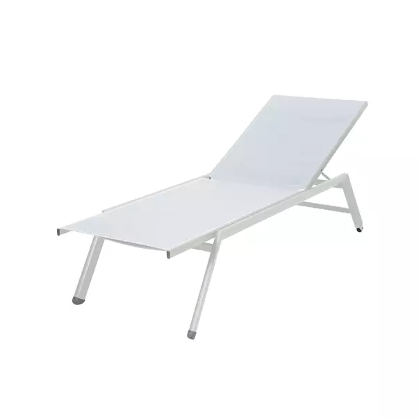 Sezlong Soho Lily alb