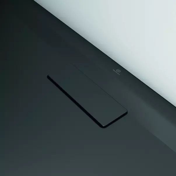 Sifon cadita Ideal Standard Ultra Flat New 6.5 cm cu capac negru mat picture - 3