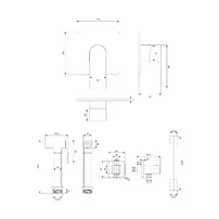Sistem bideu pentru montaj ascuns Omnires Baretti crom picture - 2