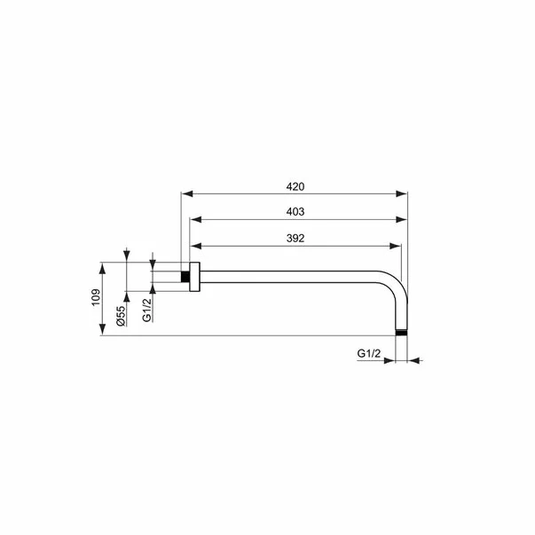 Sistem de dus Ideal Standard Ceratherm 100 termostatic picture - 5