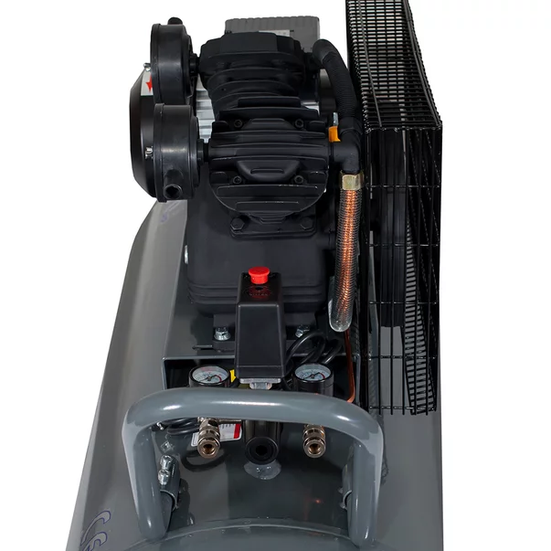 Compresor aer 250L Stager HMV0.25/250 8bar, 324L/min, monofazat, angrenare curea