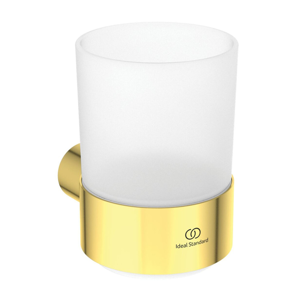 Suport periute de dinti Ideal Standard Atelier Conca rotund auriu periat accesorii