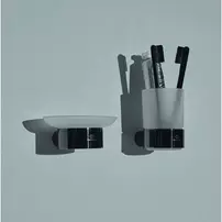 Suport periute de dinti Ideal Standard Atelier Conca rotund gri Magnetic Grey