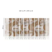 Tapet VLAdiLA Contours in Bold (Cream) 520 x 300 cm picture - 3