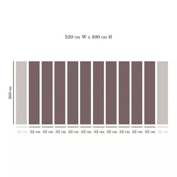 Tapet VLAdiLA Purple braiding 520 x 300 cm picture - 3