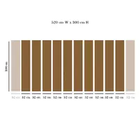 Tapet VLAdiLA Terracotta braiding 520 x 300 cm picture - 4
