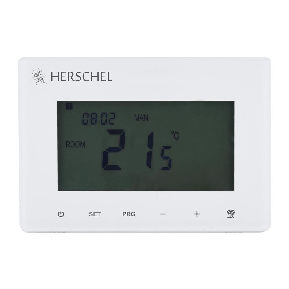 Termostat wireless Herschel XLS T-BT alb alimentare cu baterii Herschel