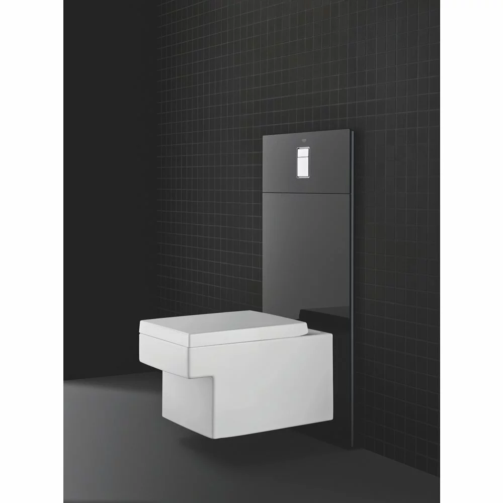 Vas wc suspendat Grohe Cube Ceramic Rimless Triple Vortex cu