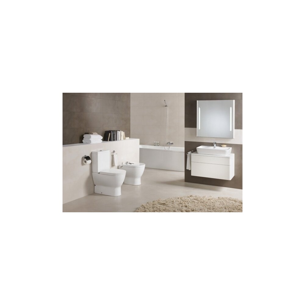 Vas wc pe pardoseala compact pentru rezervor asezat Gala Emma Rounded