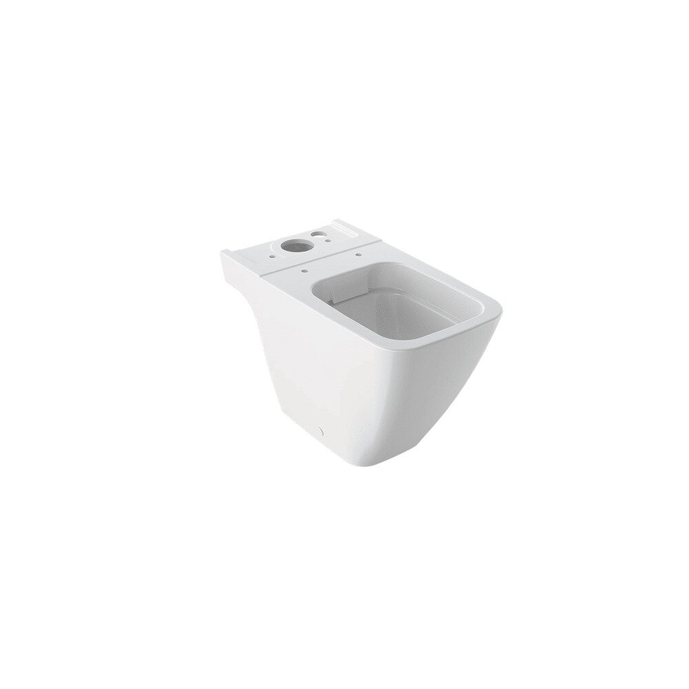 Vas wc pe pardoseala Geberit Icon Square Rimfree pentru rezervoare aparente aparente