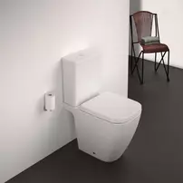 Vas WC pe pardoseala Ideal Standard i.life S Compact rimless alb lucios picture - 2