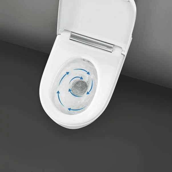 Vas wc suspendat Geberit Aquaclean Sela cu functie de bideu electric alb alpin picture - 10