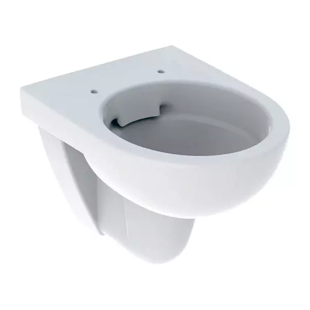 Vas WC suspendat Geberit Selnova Compact rimless alb proiectie mica