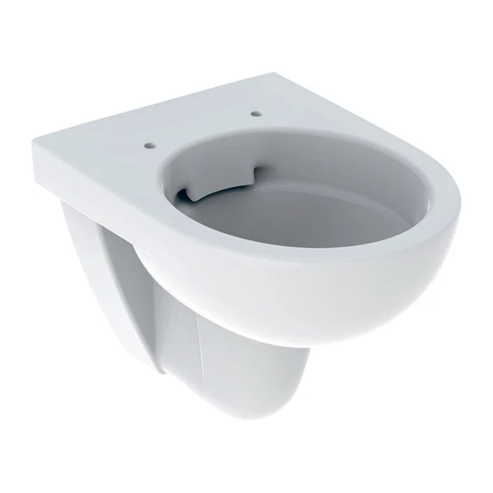 Vas WC suspendat Geberit Selnova Compact rimless alb proiectie mica alb