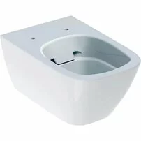 Vas wc suspendat Geberit Smyle Square Rimfree fara capac alb
