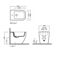 Vas wc suspendat Hatria Bianca Rimless alb picture - 2