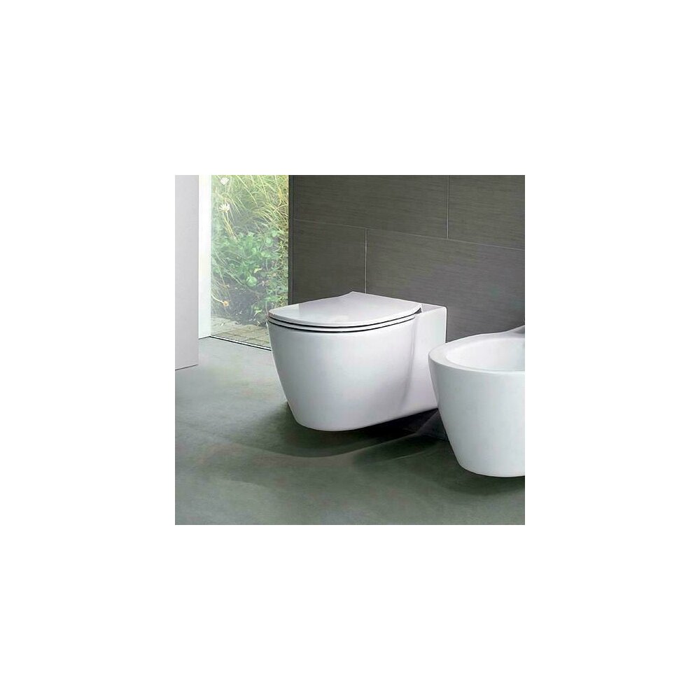 Vas wc suspendat Ideal Standard Connect Aquablade cu fixare ascunsa