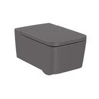 Vas wc suspendat Roca Inspira Square rimless antracit mat