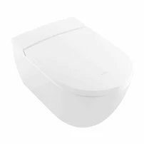 Vas wc suspendat Villeroy&Boch ViClean-I 100 cu functie de bideu electric alb alpin picture - 4