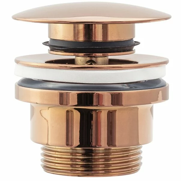 Ventil Click-Clack universal Rea rose gold lucios