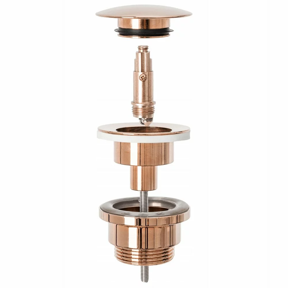 Ventil Click-Clack universal Rea rose gold lucios 5902557356348