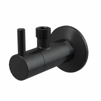 Ъглов смесител с филтър 1/2 инча x 3/8 инча ARV001-BLACK Черен матов Alca