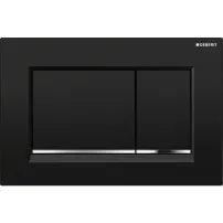 Бутон за активиране Geberit Sigma30, черен, гланциран хром