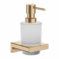 Дозатор за течен сапун Hansgrohe AddStoris, матиран бронз
