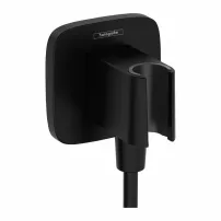 Душ коляно Hansgrohe Fixfit Q с матово черен държач за душ