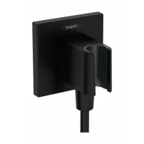 Душ коляно Hansgrohe Fixfit с държач за душ, матово черно