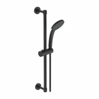 Душ комплект Ideal Standard IdealRain Soft матово черно 1 функция и лост 60 см