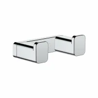 Двойна закачалка за дрехи Hansgrohe AddStoris, гланциран хром